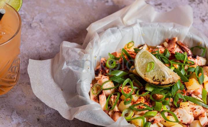 Pulpo con Patatas Ancho
