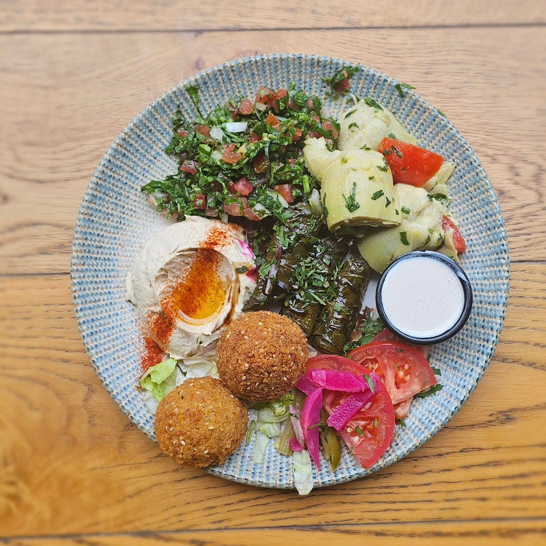 Assiette Falafel La Châtelaine du Liban