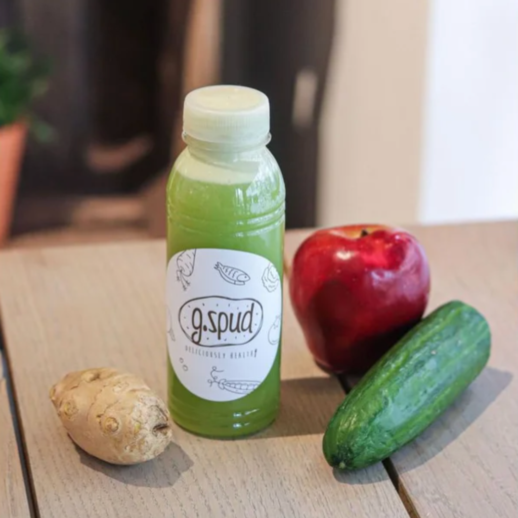 Cucumber, apple, ginger Gspud